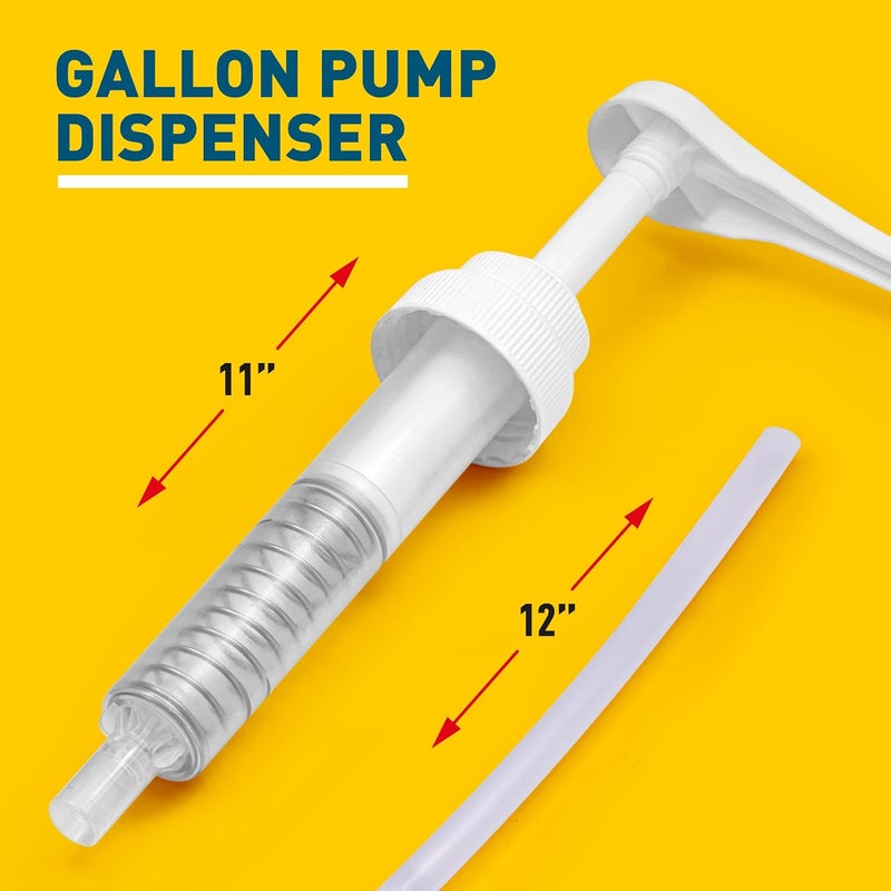 shopperals Heavy-Duty 5-Gallon Bucket Pump Dispenser – Compatible with Oil, Laundry Soap, Detergent, Fabric Softener, Degreasers, and More. Includes a Leak-Proof Cap, Making it Ideal for Commercial and Household - Image 4